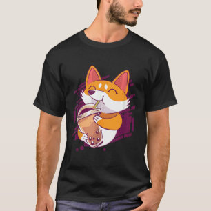 Camiseta Corgi Bubble Tea Bobas Corgi
