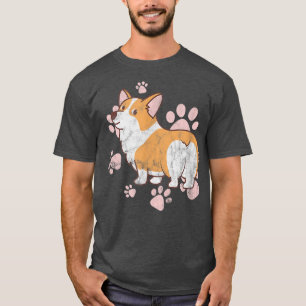 Camiseta Corgi Butt Dog Paw Kawaii Corgi Lover Corgi Owner