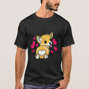 Camiseta Corgi Butt Funny Corgi Bum 874
