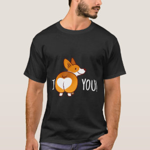 Camiseta Corgi Butt Love Dog Mascota Puppy Parejas Tee