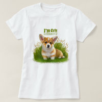 Corgi cachorro sobre la hierba | lindo mascota