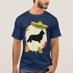Camiseta Corgi Cardigan Welsh Cinco de Mayo Perro Perro Per