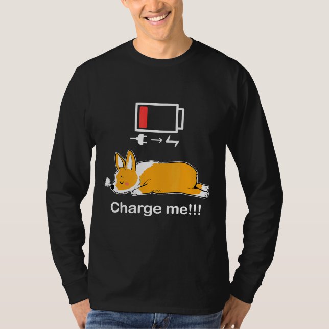 Camiseta Corgi Charge Me Corgi (Anverso)