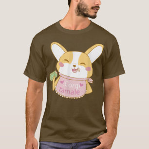 Camiseta Corgi Chica amante dueño del perro mascota tamale