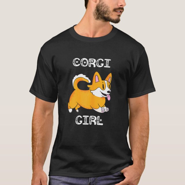 Camiseta Corgi Chica Cardigan Welsh Corgi Pembroke Welsh Co (Anverso)