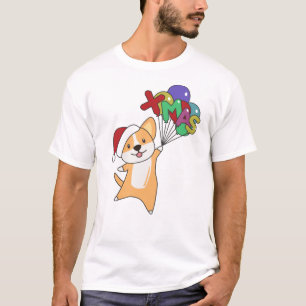 Camiseta Corgi Christmas Snow Winter Animals Corgis