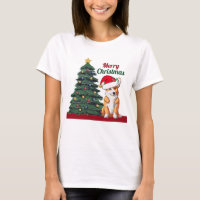 Corgi Christmas Tree Cute Holiday