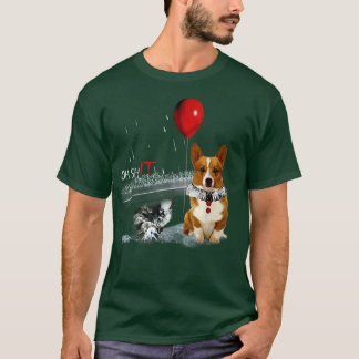 Camiseta Corgi Clown Circus Oh It Set Matando Halloween