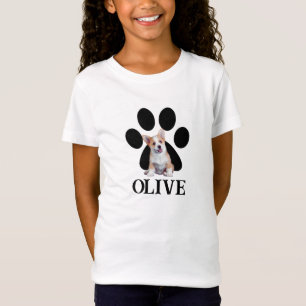 Camiseta Corgi con nombre personalizado