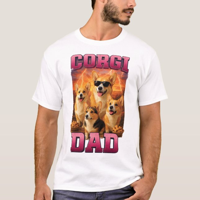 Camiseta Corgi Copiar Copiar Copiar (Anverso)