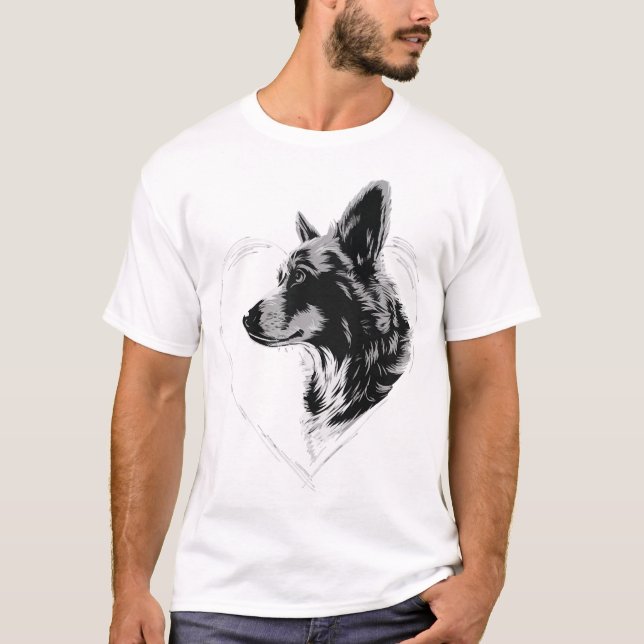 Camiseta Corgi Copiar Copiar Copiar Copiar (Anverso)