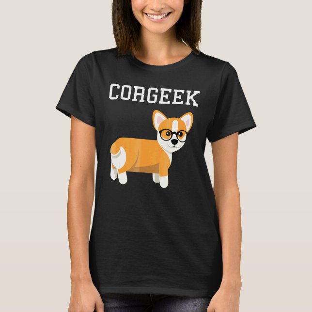 Camiseta Corgi Corgeek Perro Perrito Cumpleaños Infantil Ge (Anverso)