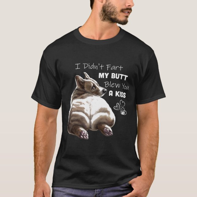 Camiseta Corgi Corgi Corgi Butt (Anverso)