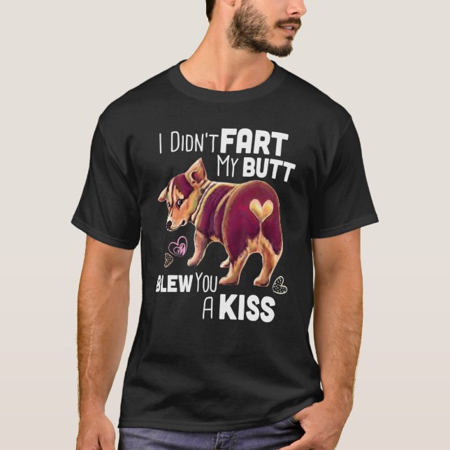 Camiseta Corgi Corgi Corgi Trasero (Anverso)
