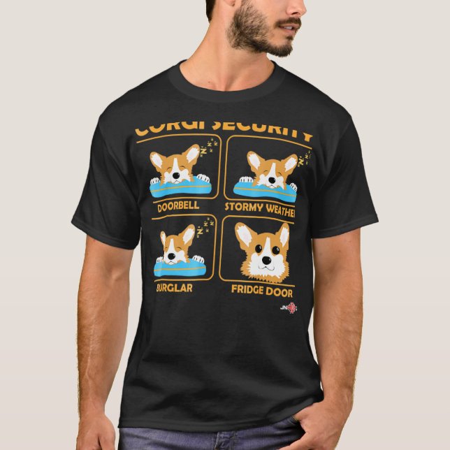 Camiseta Corgi Corgi Security Corgi (Anverso)