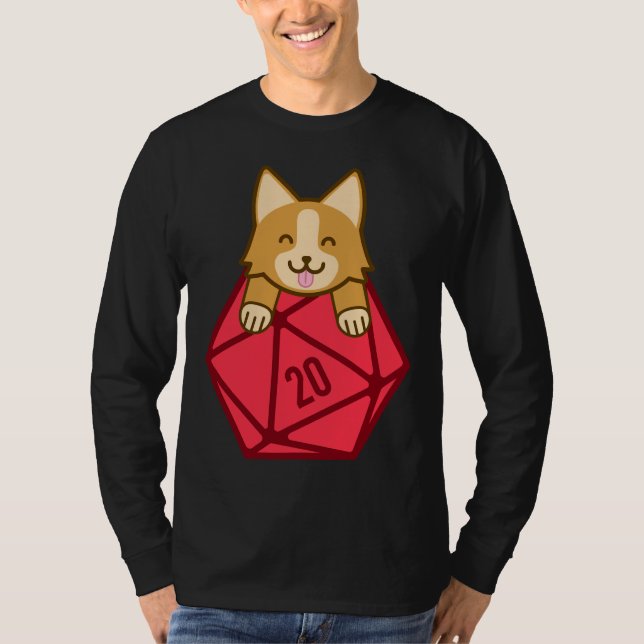 Camiseta Corgi Crítico (Anverso)
