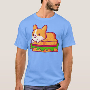 Camiseta Corgi Cute Dog Avers Sandwich Funny