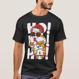 Camiseta Corgi Cuto E Ingenioso Envuelto En Luces De Navida