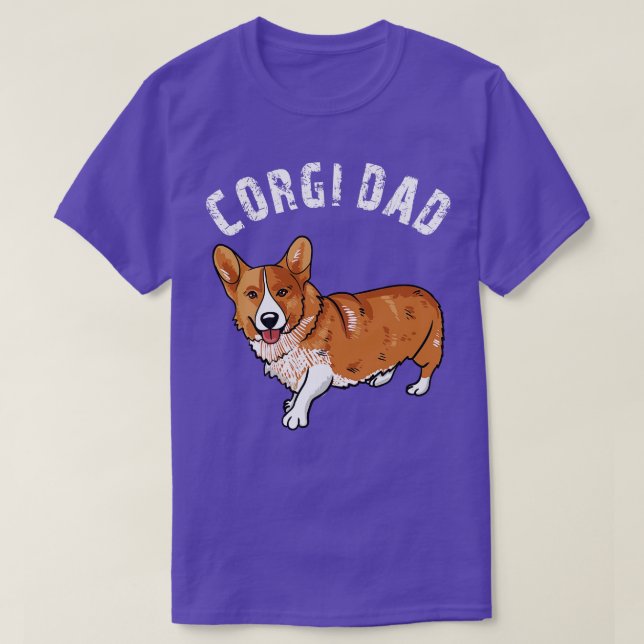 Camiseta Corgi Dad (Diseño del anverso)