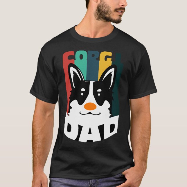 Camiseta Corgi Dad  550 (Anverso)