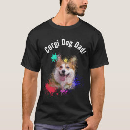 Camiseta Corgi Dad Dog Mejor Papá Perro