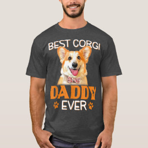Camiseta Corgi Dad es el mejor amante del Día del Padre
