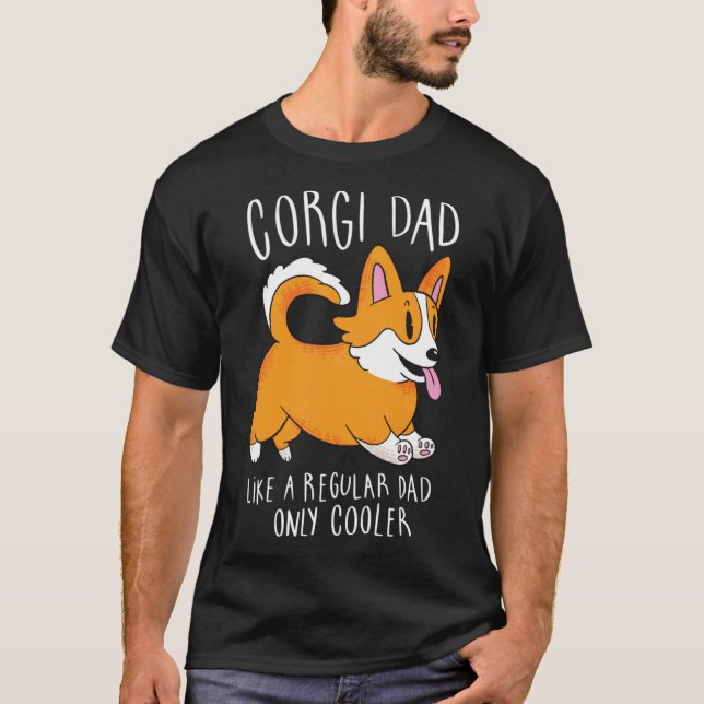Camiseta Corgi Dad Essential T-Shirt (Anverso)