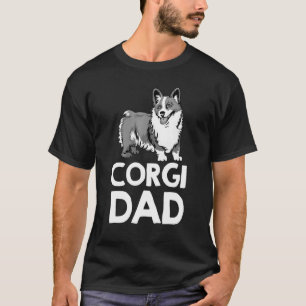 Camiseta Corgi Dad For Puppy Dog Dueño Hombres Papá