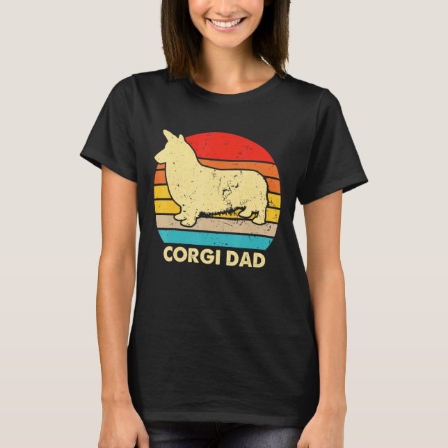 Camiseta Corgi Dad Puppy Animal Dog Owner Mascota Welsh (Anverso)