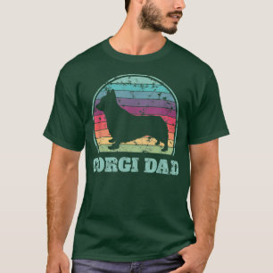 Camiseta Corgi Dad Rainbow Welsh Corgi Puppy Dog Dueño De P