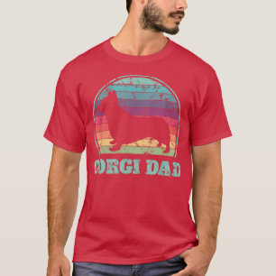 Camiseta Corgi Dad Rainbow Welsh Corgi Puppy Dog Dueño De P