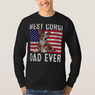 Camiseta Corgi Dad Usa American Flag Corgi Perder 1