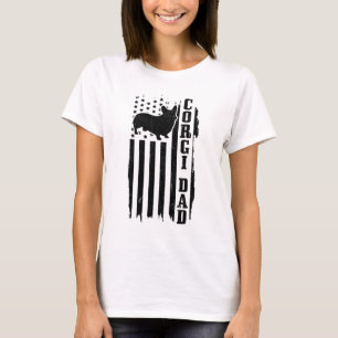 Camiseta Corgi Dad Vintage American Flag Patriotic Corgi Do