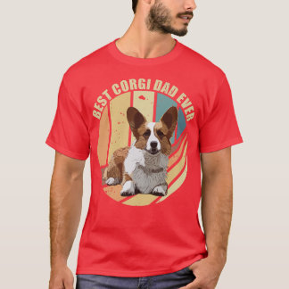 Camiseta Corgi Daddy galés a mejor padre de Corgi