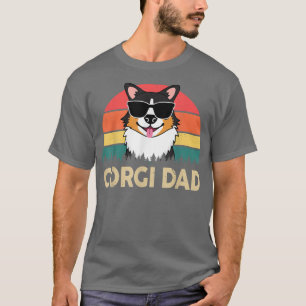 Camiseta Corgi DadPembroke Welsh Tricolor Corgi Gifts for L