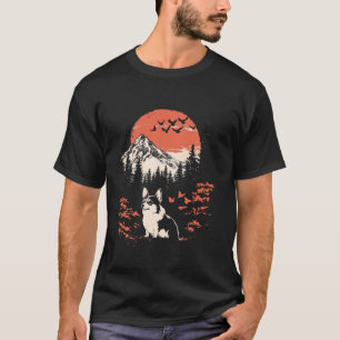 Camiseta Corgi de Camping de Naturaleza de Montaña Zen