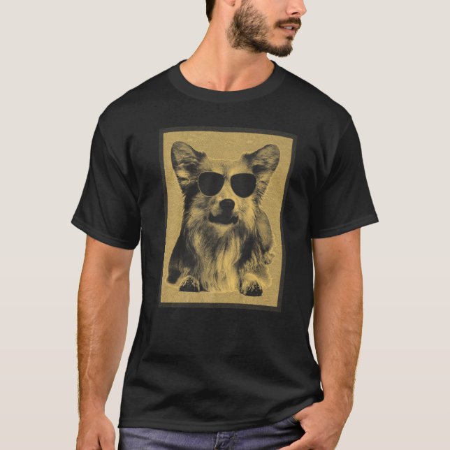 Camiseta Corgi de incógnito (Anverso)