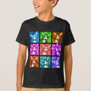 Camiseta Corgi del arte pop