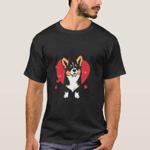 Camiseta Corgi del Día de San Valentín