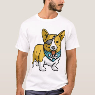 Camiseta Corgi del pirata