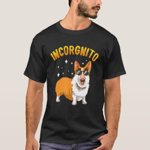 Camiseta Corgi Disfrazado Incógnito Lindo Corgi Galés de Pe