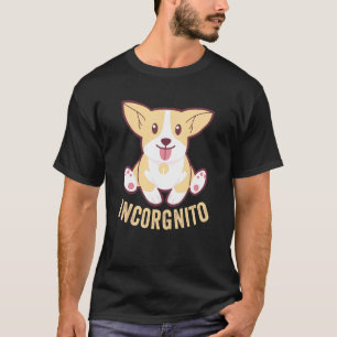 Camiseta Corgi Divertido Incógnito Cara de Perro Galés Jueg