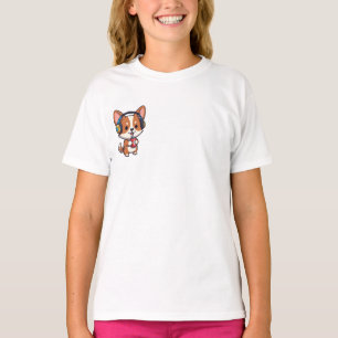 Camiseta Corgi DJ Música Sipper Kids