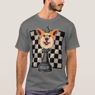 Camiseta Corgi Dog Chess