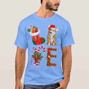 Camiseta Corgi Dog Christmas Light Funny Dog Animal Lover20