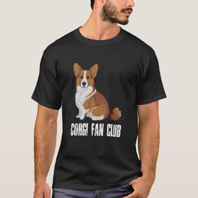 Camiseta Corgi Dog Cute Playpy Corgi Fan Club 5 (Anverso)