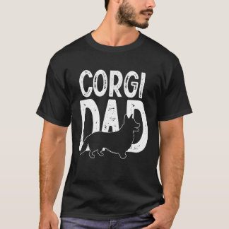 Camiseta Corgi Dog Cute Puppy padre