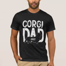Corgi Dog Dad Puppy Dad T-Shirt
