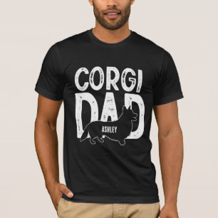Camiseta Corgi Dog Dad Puppy Dad T-Shirt