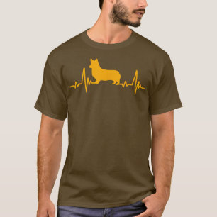 Camiseta Corgi Dog Heartbeat Corgi Dad -340